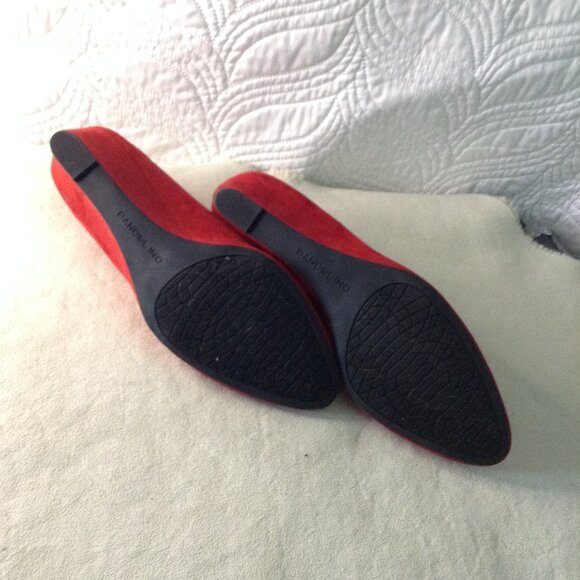 NWOT Bandolino Red Sueded Material 2" Platform, 11M, Professional, Chic, Classic - Picture 4 of 6